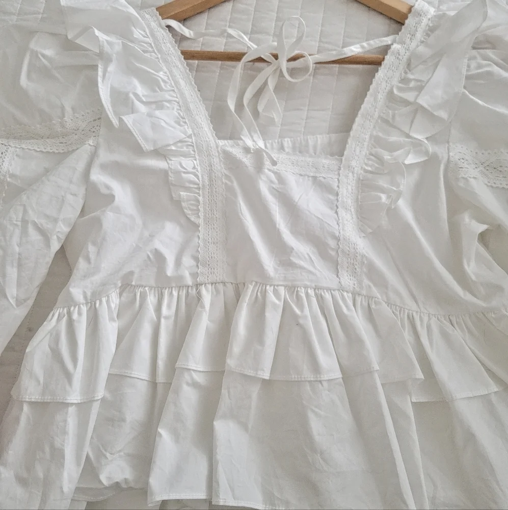 By The River White Blouse - Picture 5 of 5